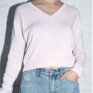 Brandy Melville pink leigh sweater